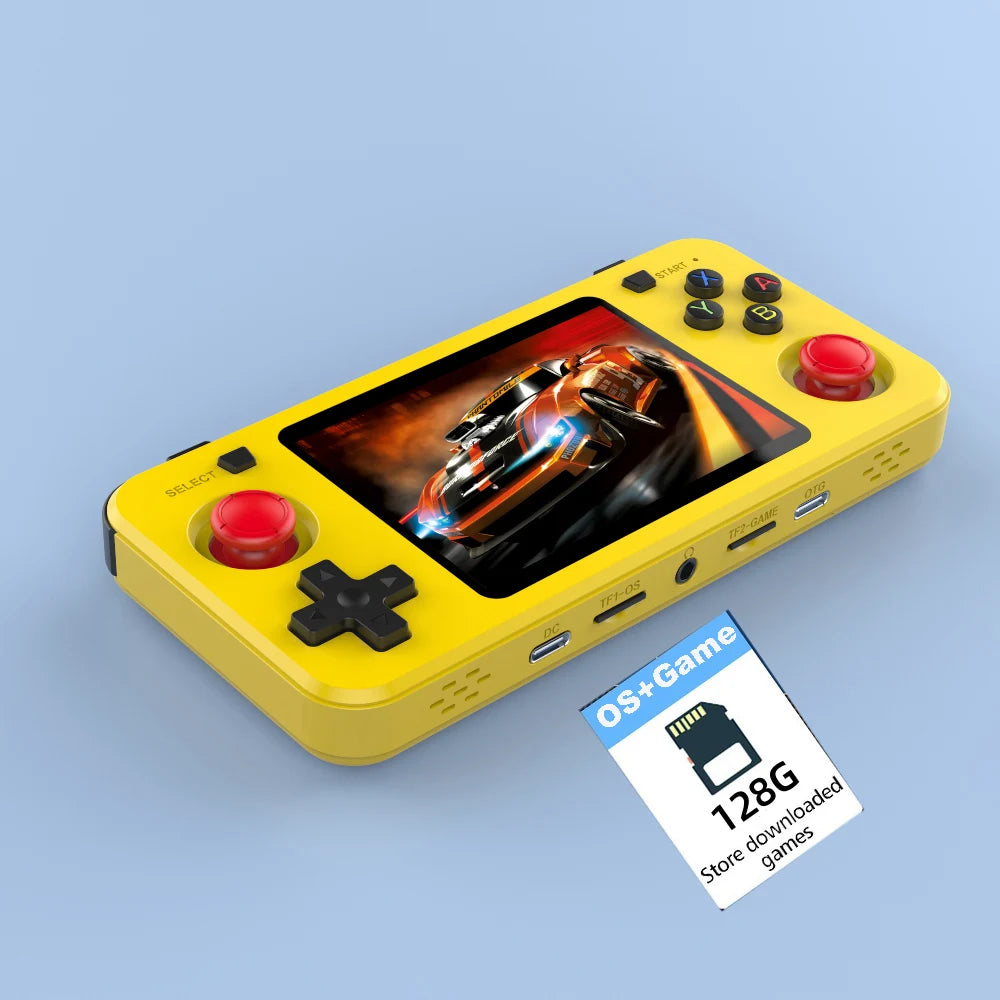 New R36H Retro Handheld Console Open-Source Linux System Classic Game Consoles 3.5 inch IPS Screen 64G Portable Video Player