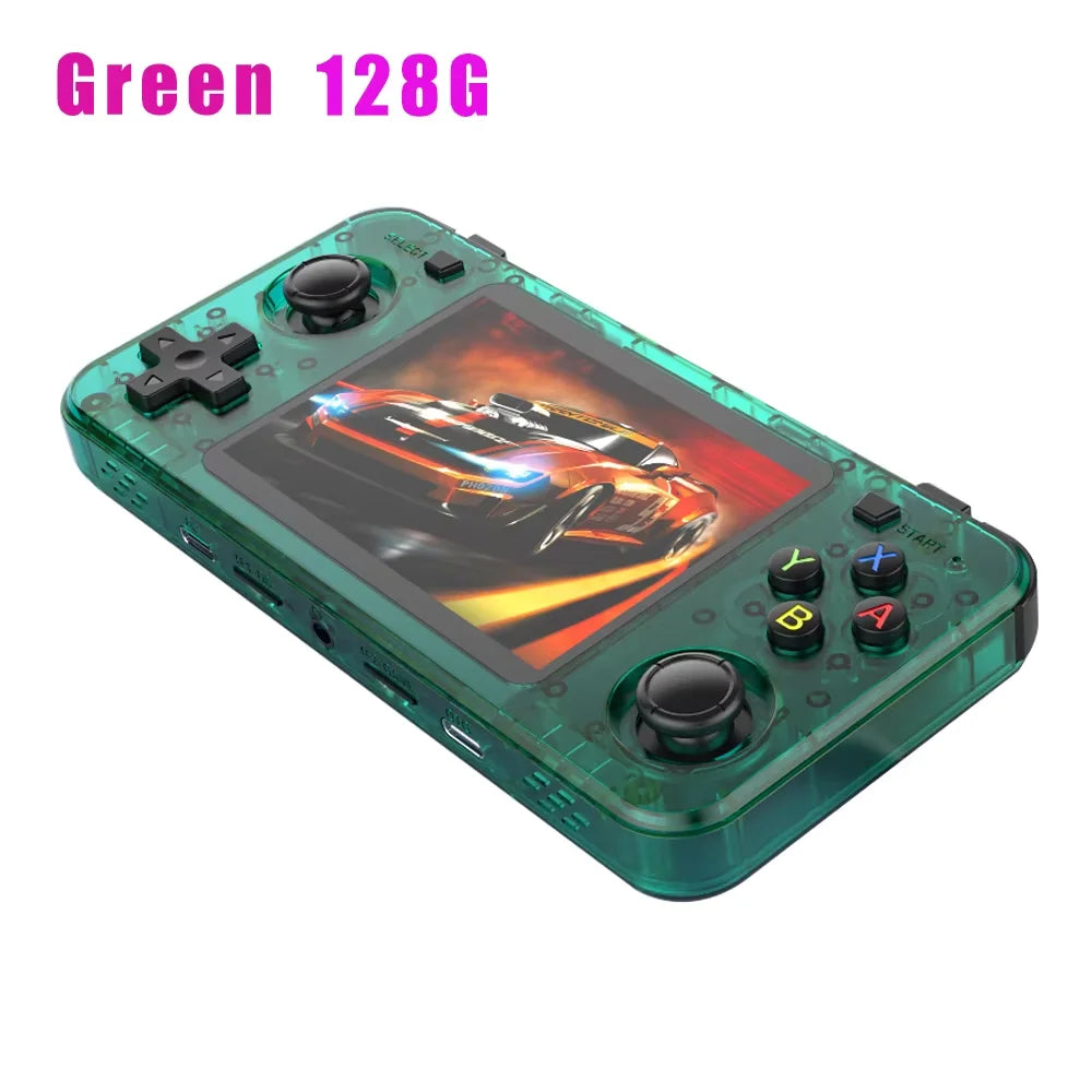 New R36H Retro Handheld Console Open-Source Linux System Classic Game Consoles 3.5 inch IPS Screen 64G Portable Video Player