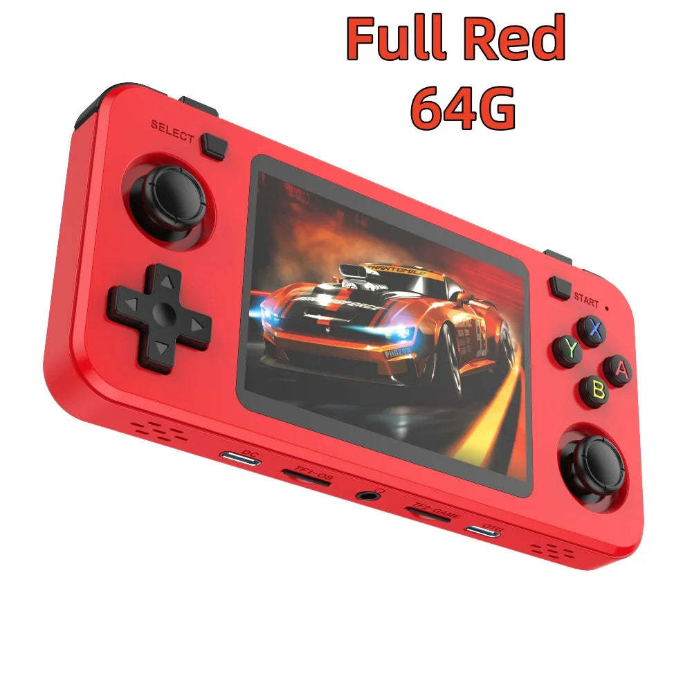 New R36H Retro Handheld Console Open-Source Linux System Classic Game Consoles 3.5 inch IPS Screen 64G Portable Video Player