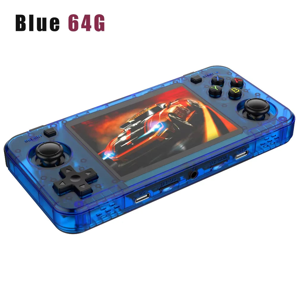 New R36H Retro Handheld Console Open-Source Linux System Classic Game Consoles 3.5 inch IPS Screen 64G Portable Video Player