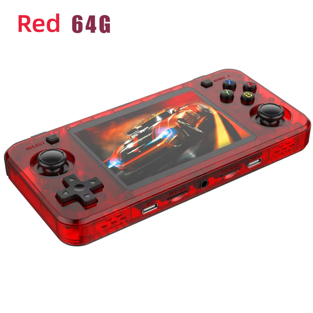 New R36H Retro Handheld Console Open-Source Linux System Classic Game Consoles 3.5 inch IPS Screen 64G Portable Video Player