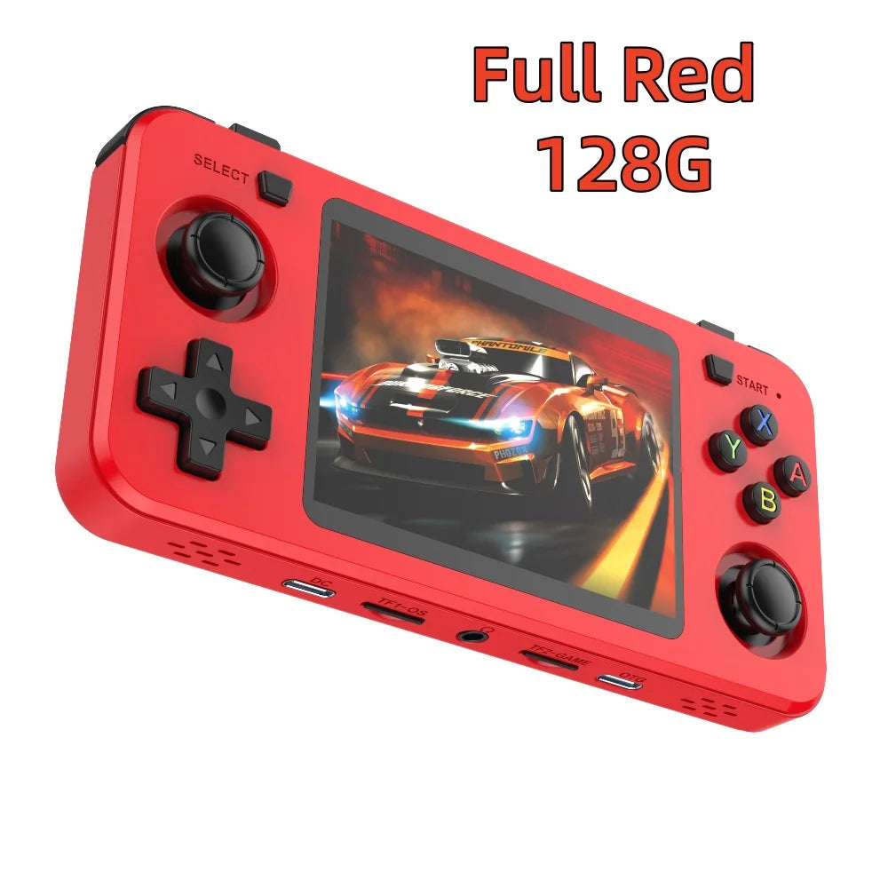 New R36H Retro Handheld Console Open-Source Linux System Classic Game Consoles 3.5 inch IPS Screen 64G Portable Video Player